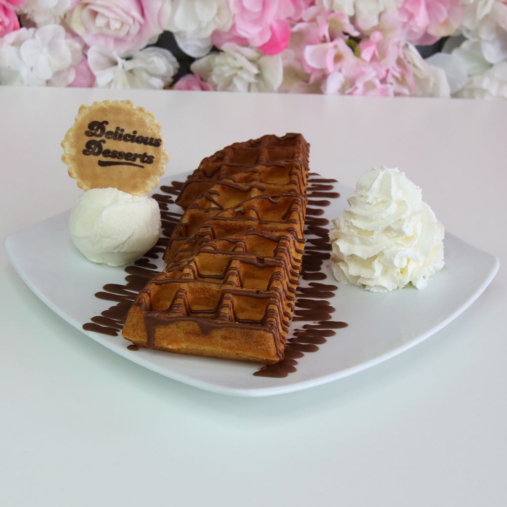 chocolate waffle
