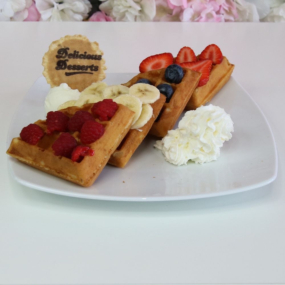 raspberry waffle