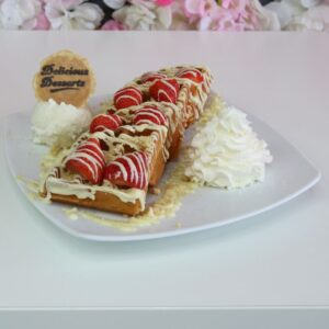 strawberry waffle
