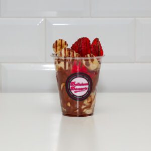 Strawberry & Banana Chocolate Cup