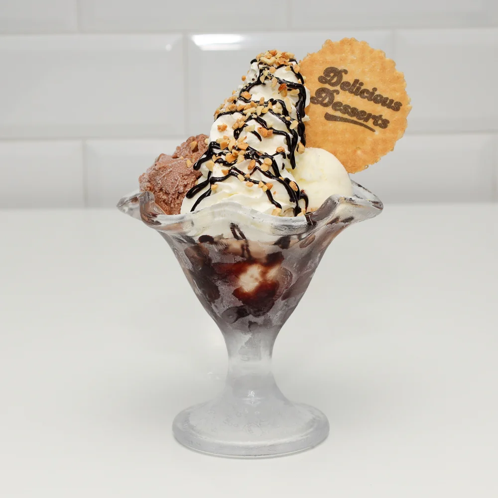 totally nutty sundae