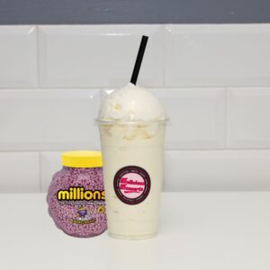 Blackcurrant milkshake