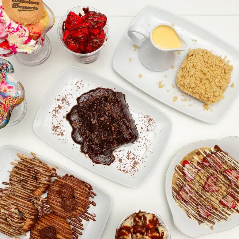 delicious desserts main hero - Mobile